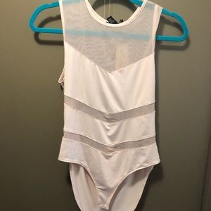 Light pink mesh bodysuit